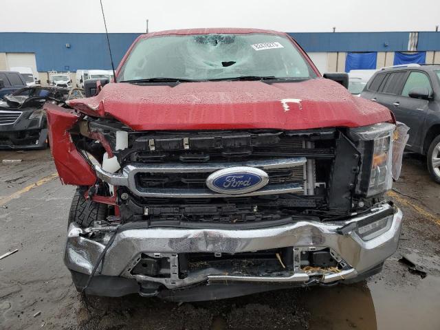 1FTEW1EPXNKE38682 - 2022 FORD F150 SUPERCREW RED photo 5