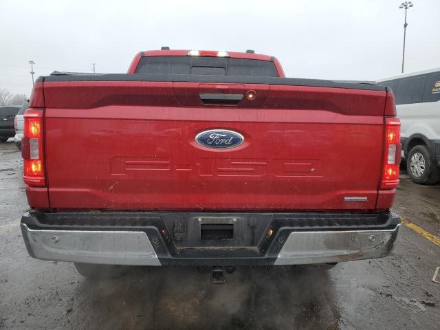 1FTEW1EPXNKE38682 - 2022 FORD F150 SUPERCREW RED photo 6