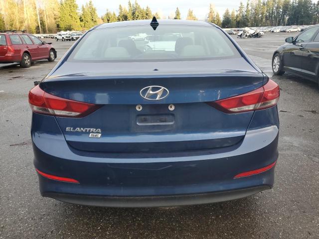 5NPD74LF8HH193968 - 2017 HYUNDAI ELANTRA SE BLUE photo 6