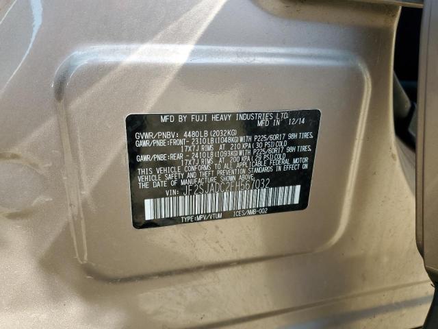 JF2SJADC2FH567032 - 2015 SUBARU FORESTER 2.5I PREMIUM ოქროსფერი ფოტო 13