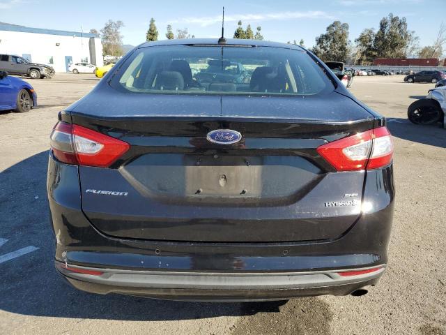 3FA6P0LU3GR406259 - 2016 FORD FUSION SE HYBRID BLACK photo 6