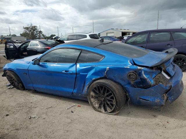 1FA6P8CF7L5175105 - 2020 FORD MUSTANG GT BLUE photo 2