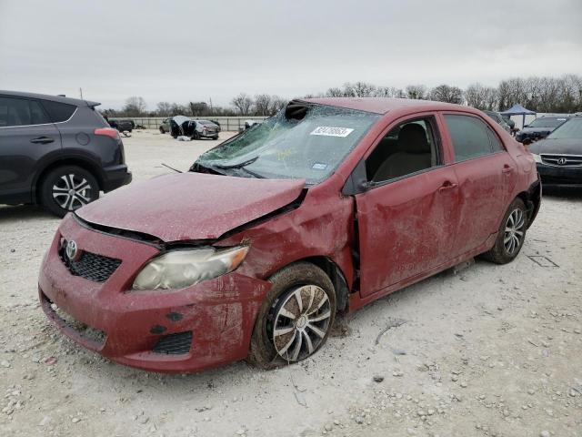 1NXBU4EE2AZ302033 - 2010 TOYOTA COROLLA BASE RED photo 1