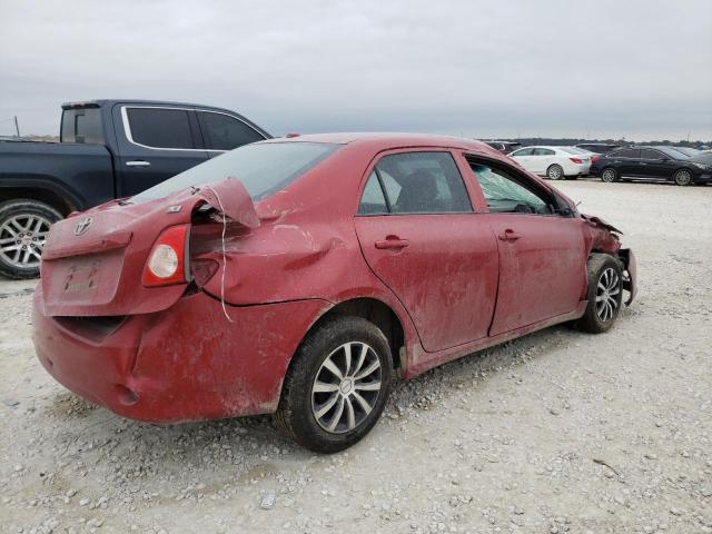 1NXBU4EE2AZ302033 - 2010 TOYOTA COROLLA BASE RED photo 3