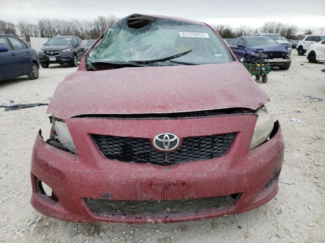 1NXBU4EE2AZ302033 - 2010 TOYOTA COROLLA BASE RED photo 5