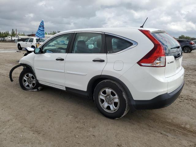 5J6RM3H35CL031317 - 2012 HONDA CR-V LX WHITE photo 2