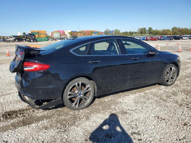 3FA6P0K92HR162036 - 2017 FORD FUSION TITANIUM შავი ფოტო 3