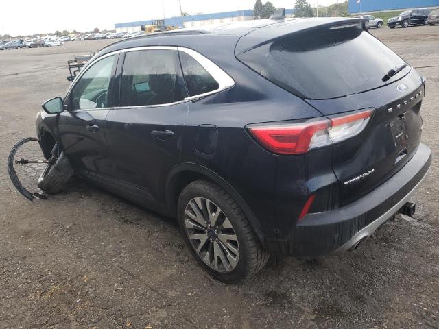1FMCU9J92MUA56311 - 2021 FORD ESCAPE TITANIUM BLUE photo 2