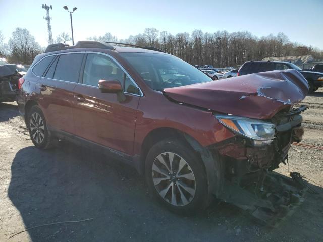 4S4BSANC3G3263681 - 2016 SUBARU OUTBACK 2.5I LIMITED RED photo 4