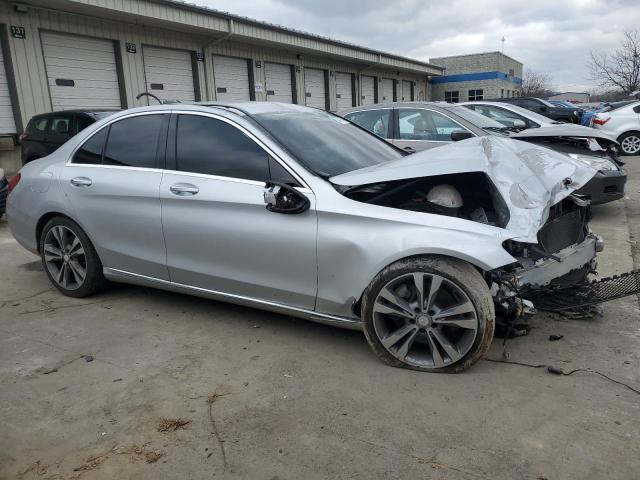 55SWF4JB0GU176802 - 2016 MERCEDES-BENZ C 300 SILVER photo 4