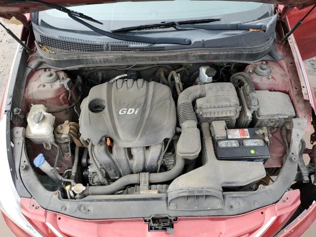 5NPEB4AC3BH217113 - 2011 HYUNDAI SONATA GLS RED photo 11