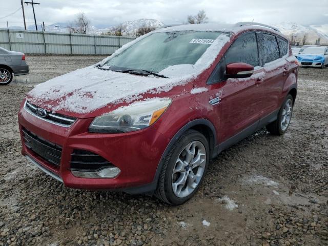 1FMCU0JX2EUA37835 - 2014 FORD ESCAPE TITANIUM RED photo 1