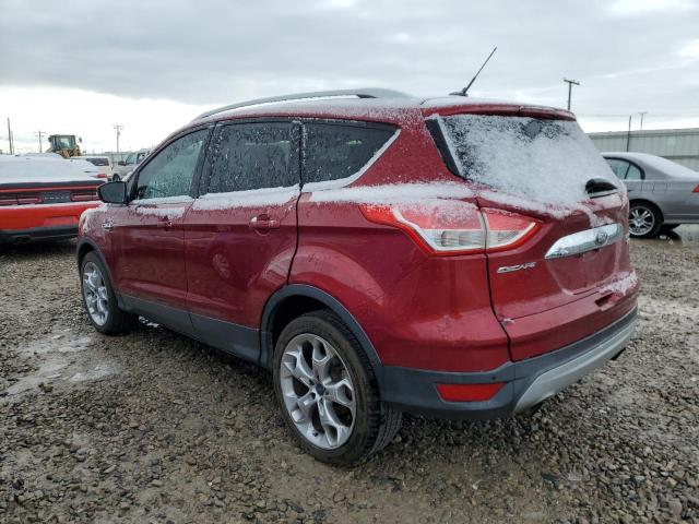 1FMCU0JX2EUA37835 - 2014 FORD ESCAPE TITANIUM RED photo 2