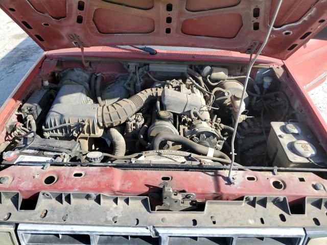 1FTCR10A6KUB17143 - 1989 FORD RANGER RED photo 11