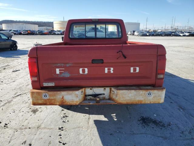 1FTCR10A6KUB17143 - 1989 FORD RANGER RED photo 6