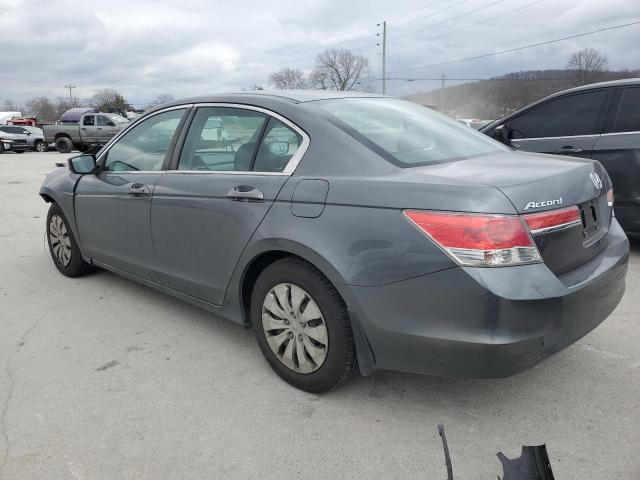 1HGCP2F31BA055643 - 2011 HONDA ACCORD LX GRAY photo 2