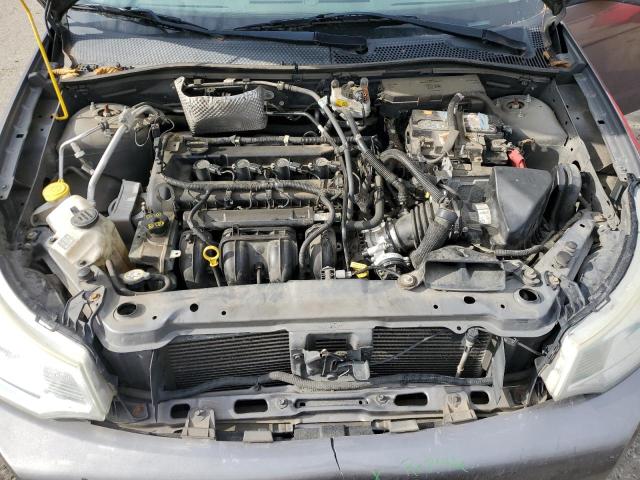 1FAHP3HN2BW168020 - 2011 FORD FOCUS SEL GRAY photo 11