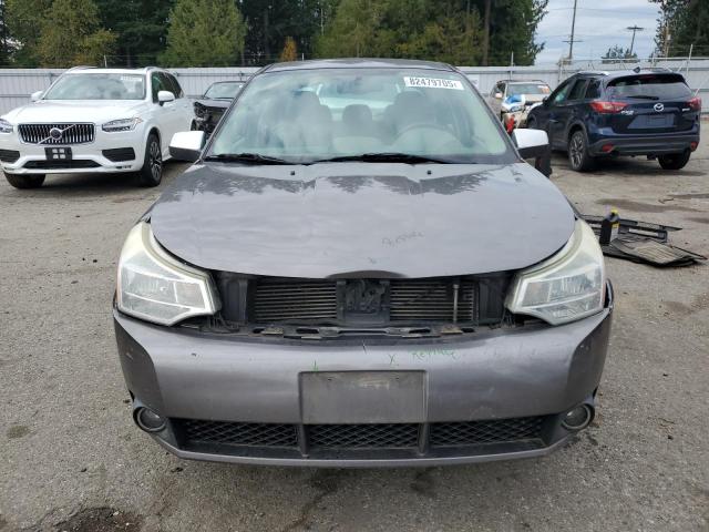 1FAHP3HN2BW168020 - 2011 FORD FOCUS SEL GRAY photo 5