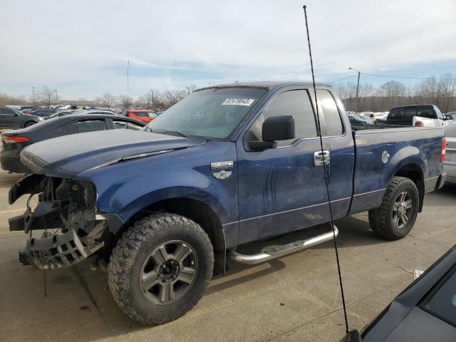 1FTRF12297KA95523 - 2007 FORD F150 BLUE photo 1