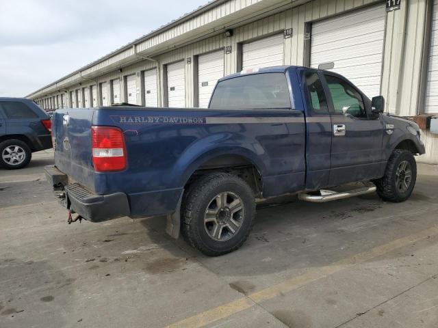 1FTRF12297KA95523 - 2007 FORD F150 BLUE photo 3