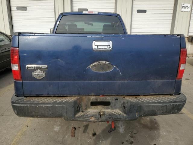 1FTRF12297KA95523 - 2007 FORD F150 BLUE photo 6