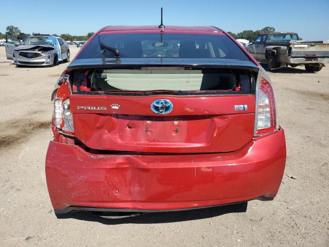 JTDKN3DU8F0410305 - 2015 TOYOTA PRIUS Rot Foto 6