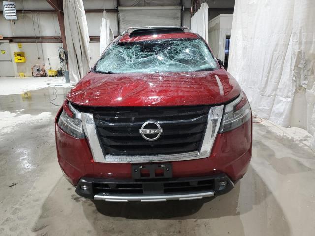 5N1DR3CDXNC262214 - 2022 NISSAN PATHFINDER SL RED photo 5