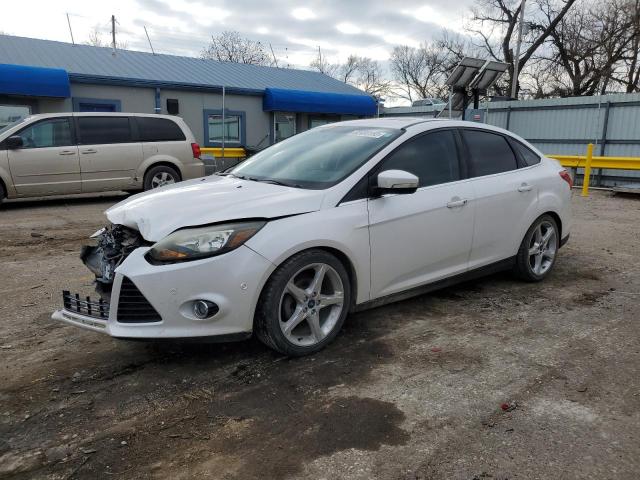 1FADP3J22EL162500 - 2014 FORD FOCUS TITANIUM WHITE photo 1