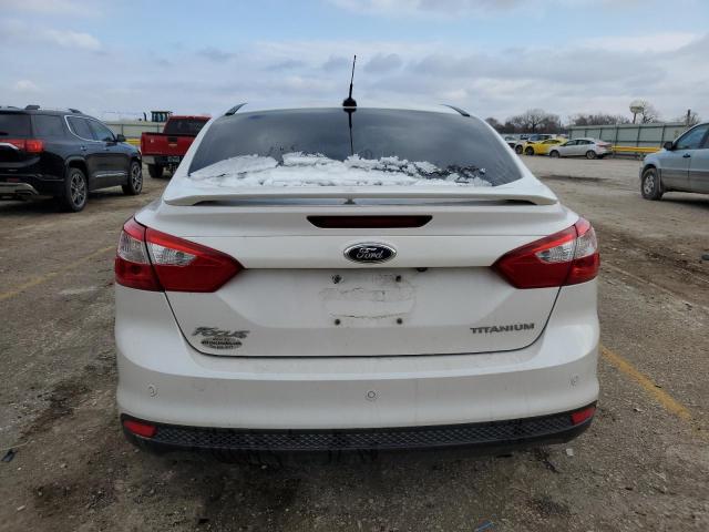 1FADP3J22EL162500 - 2014 FORD FOCUS TITANIUM WHITE photo 6