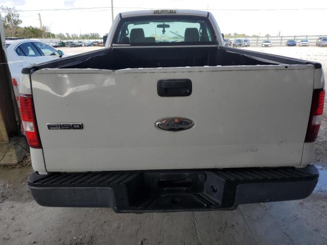 1FTRF12266NB88299 - 2006 FORD F150 WHITE photo 6