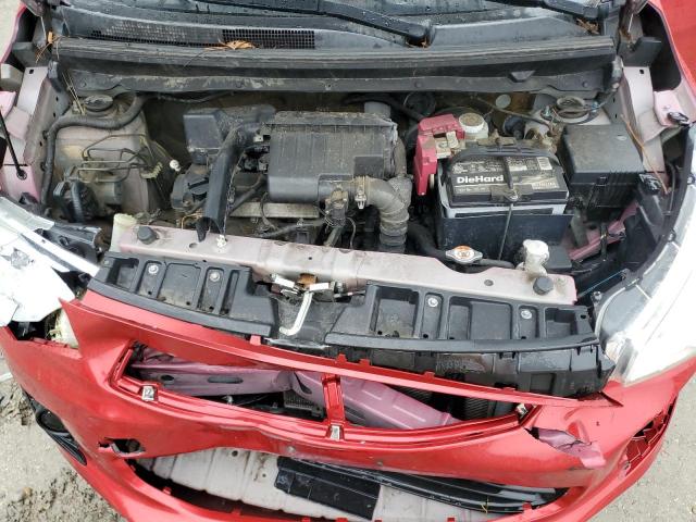 ML32F3FJXKHF01027 - 2019 MITSUBISHI MIRAGE G4 ES Czerwony zdjęcie 11