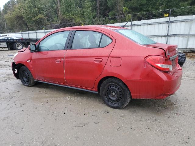 ML32F3FJXKHF01027 - 2019 MITSUBISHI MIRAGE G4 ES Czerwony zdjęcie 2