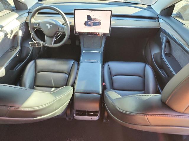 5YJ3E1EA0NF186251 - 2022 TESLA MODEL 3 BLACK photo 8