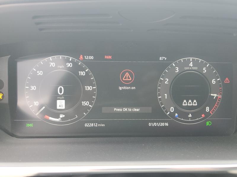 SALGS2RU9LA598607 - 2020 LAND ROVER RANGE ROVE HSE SILVER photo 9