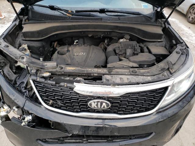 5XYKTCA69EG527217 - 2014 KIA SORENTO LX BLACK photo 12