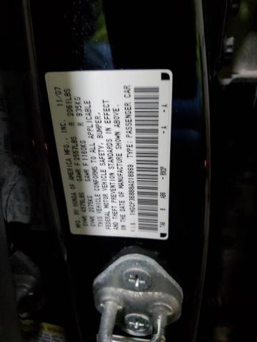 1HGCP36888A018969 - 2008 HONDA ACCORD EXL BLACK photo 12