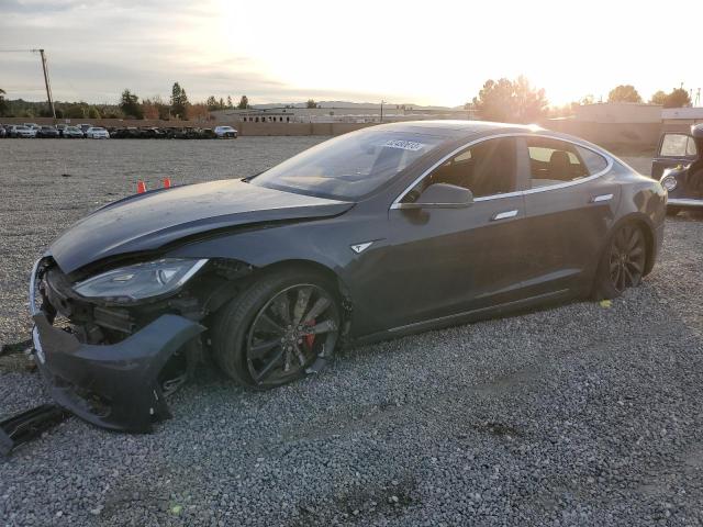 5YJSA1E47FF112117 - 2015 TESLA MODEL S 黑色 照片 1