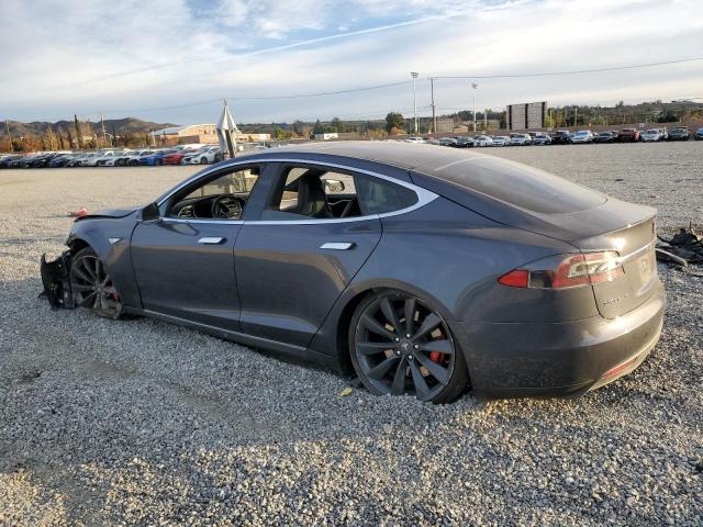 5YJSA1E47FF112117 - 2015 TESLA MODEL S 黑色 照片 2