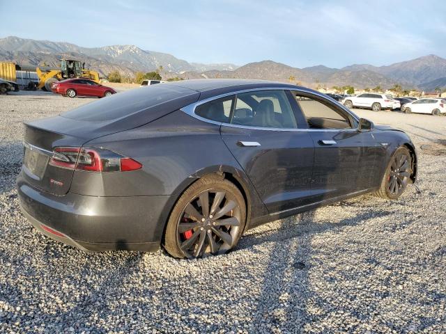 5YJSA1E47FF112117 - 2015 TESLA MODEL S 黑色 照片 3