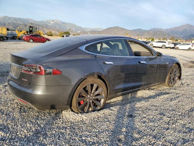 5YJSA1E47FF112117 - 2015 TESLA MODEL S BLACK photo 3