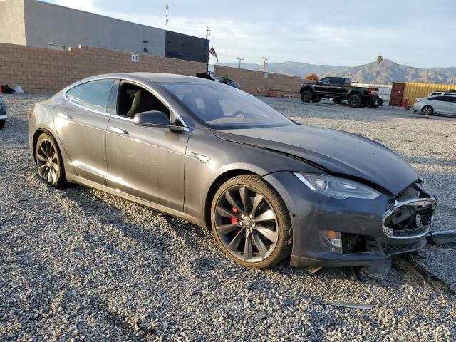 5YJSA1E47FF112117 - 2015 TESLA MODEL S 黑色 照片 4