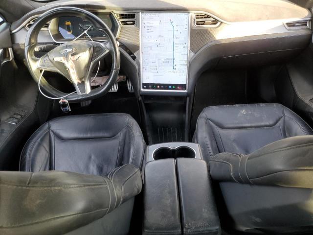 5YJSA1E47FF112117 - 2015 TESLA MODEL S Սև լուսանկար 8