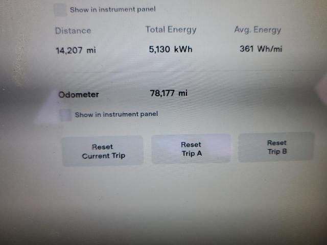 5YJSA1E47FF112117 - 2015 TESLA MODEL S Սև լուսանկար 9