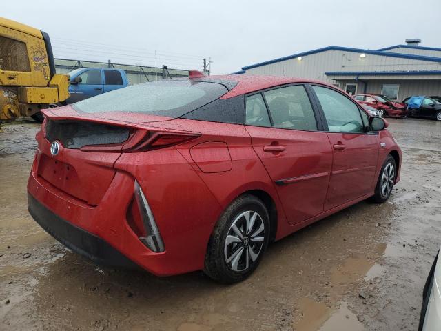 JTDKARFP7J3100255 - 2018 TOYOTA PRIUS PRIM 红色 照片 3