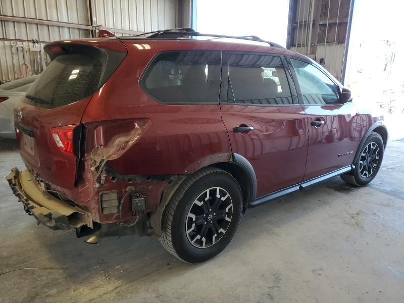 5N1DR2MN7KC640874 - 2019 NISSAN PATHFINDER S RED photo 3