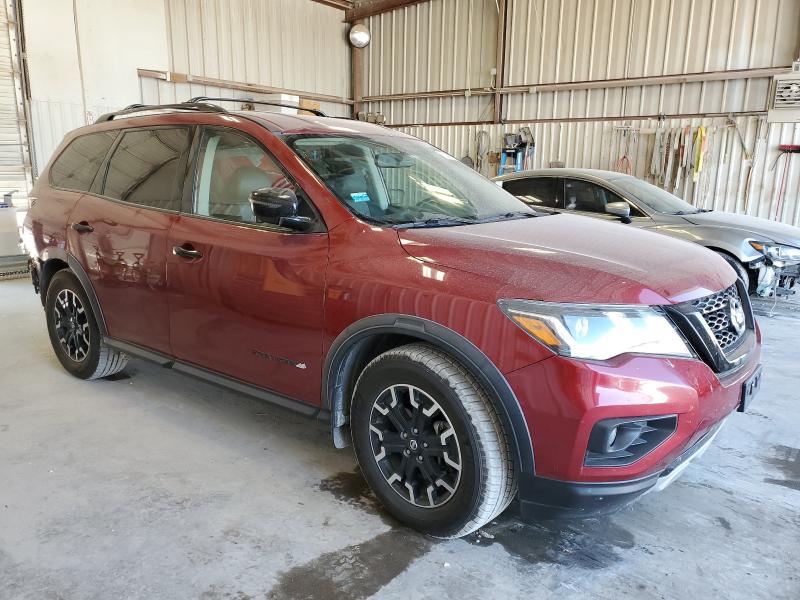 5N1DR2MN7KC640874 - 2019 NISSAN PATHFINDER S RED photo 4