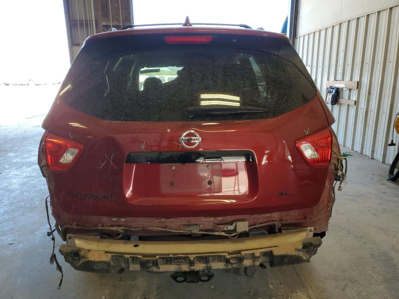 5N1DR2MN7KC640874 - 2019 NISSAN PATHFINDER S RED photo 6