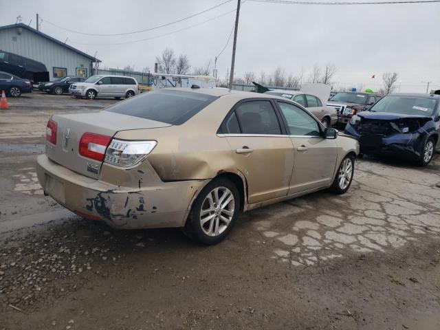 3LNHM26TX7R611535 - 2007 LINCOLN MKZ GOLD photo 3