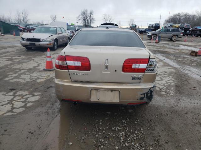 3LNHM26TX7R611535 - 2007 LINCOLN MKZ GOLD photo 6