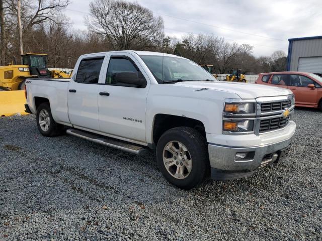 3GCUKREHXEG407745 - 2014 CHEVROLET SILVERADO K1500 LT WHITE photo 4